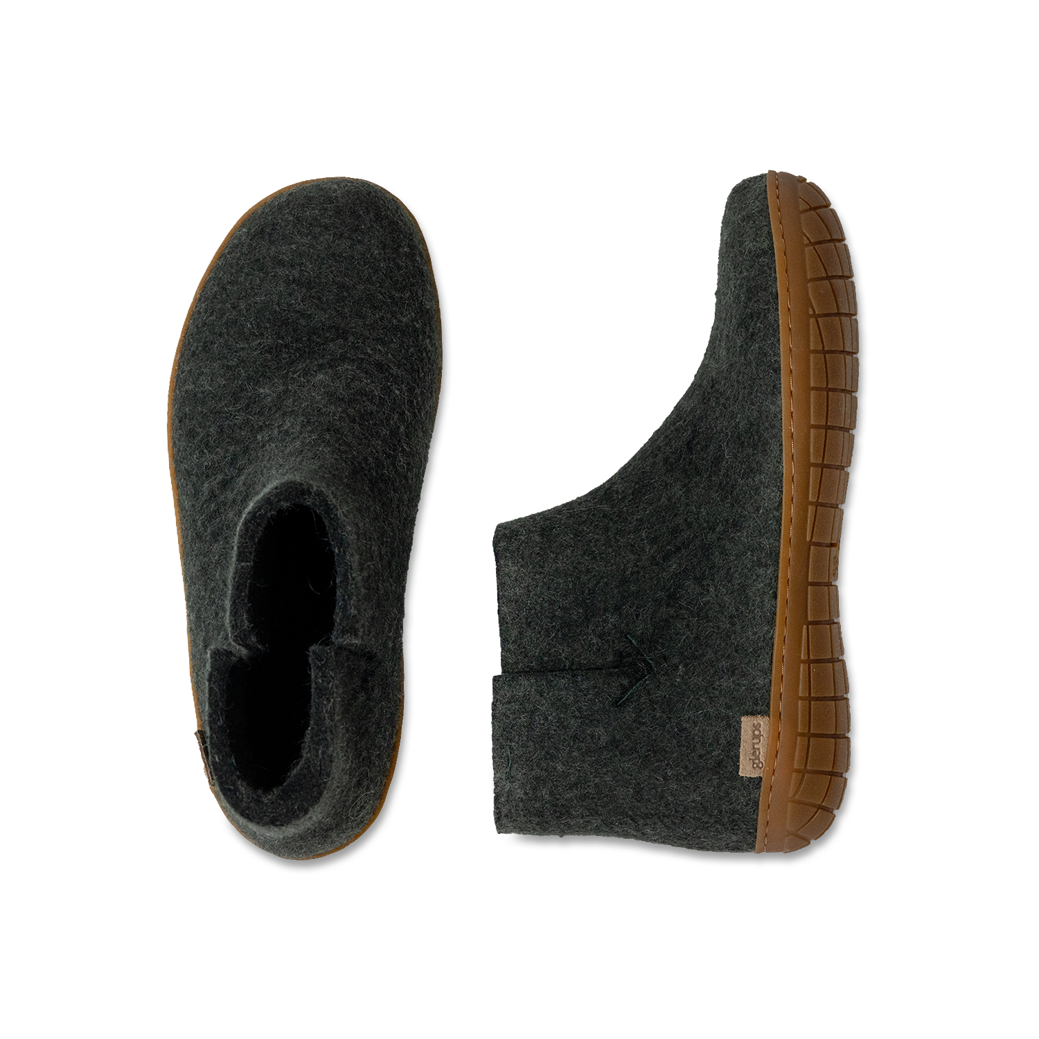 Glerups Boot Forest Green - Rubber Sole
