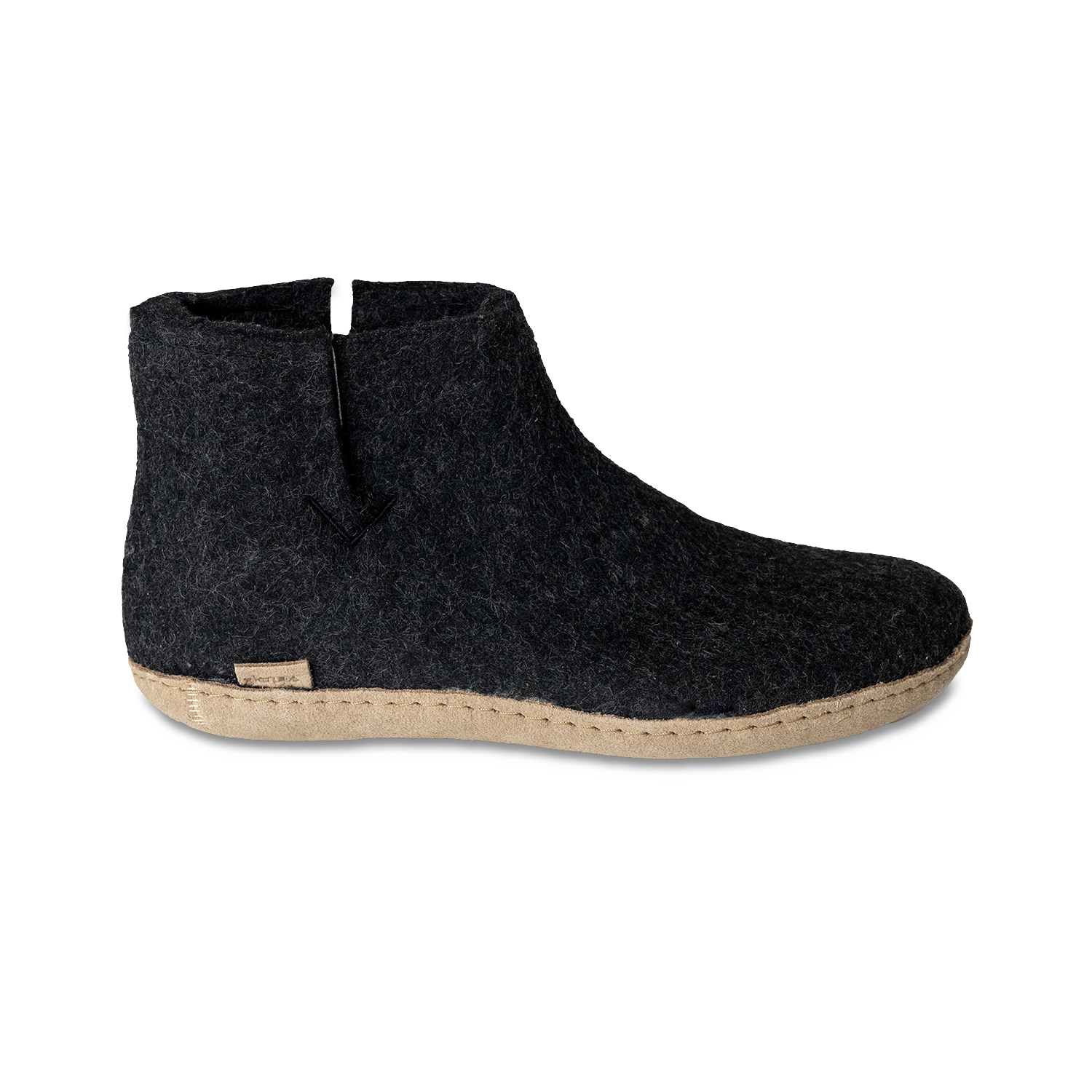 Glerups Boot Charcoal - Leather Sole