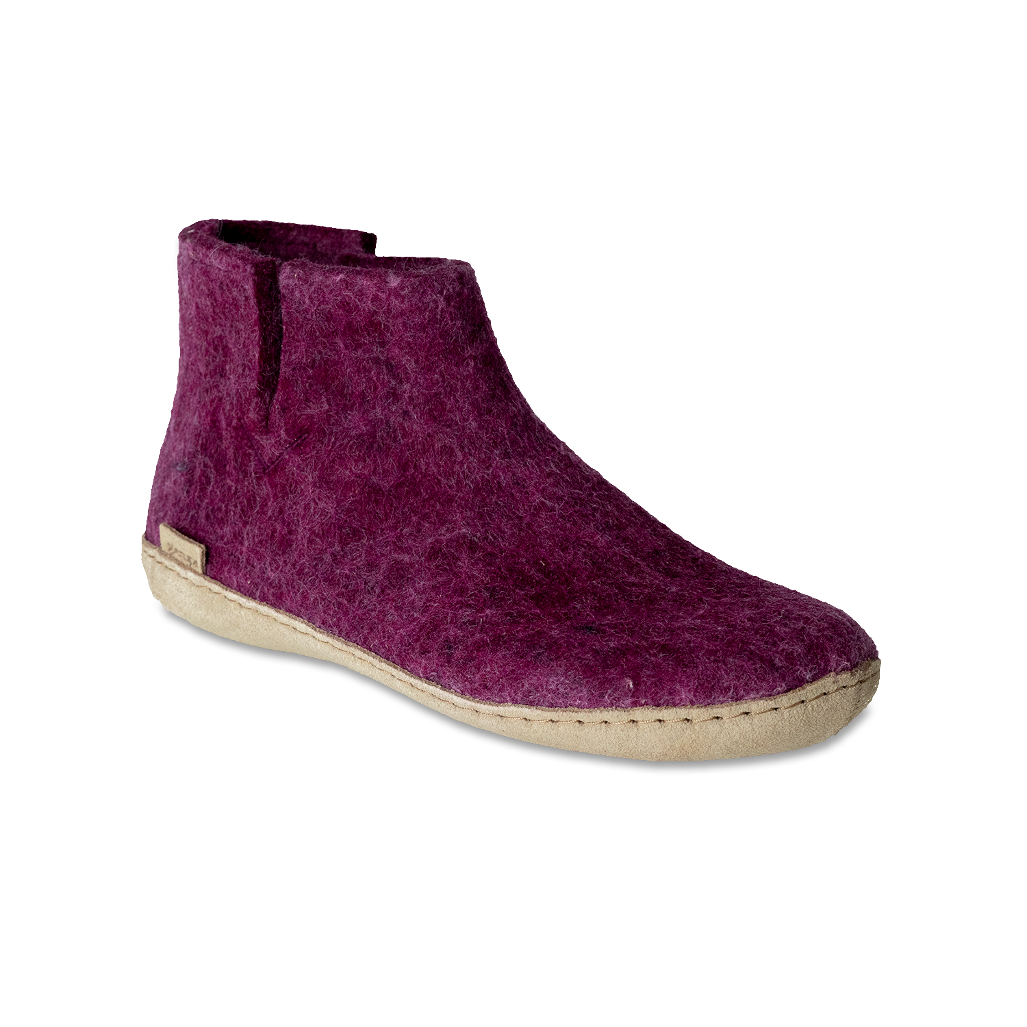 Glerups Boot Cranberry - Leather Sole