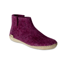 Glerups Boot Cranberry - Leather Sole
