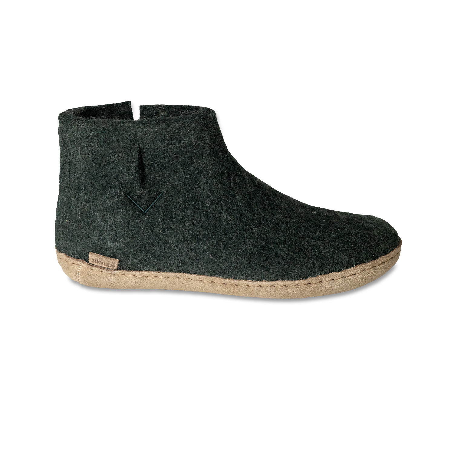 Glerups Boot Forest Green - Leather Sole