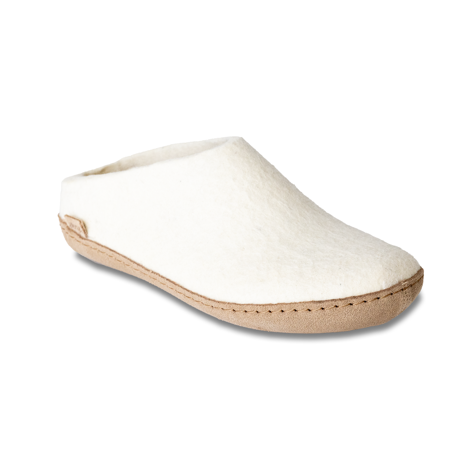 Glerups Slip-on White - Leather Sole