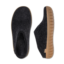 Glerups Slip-on Charcoal - Rubber Sole