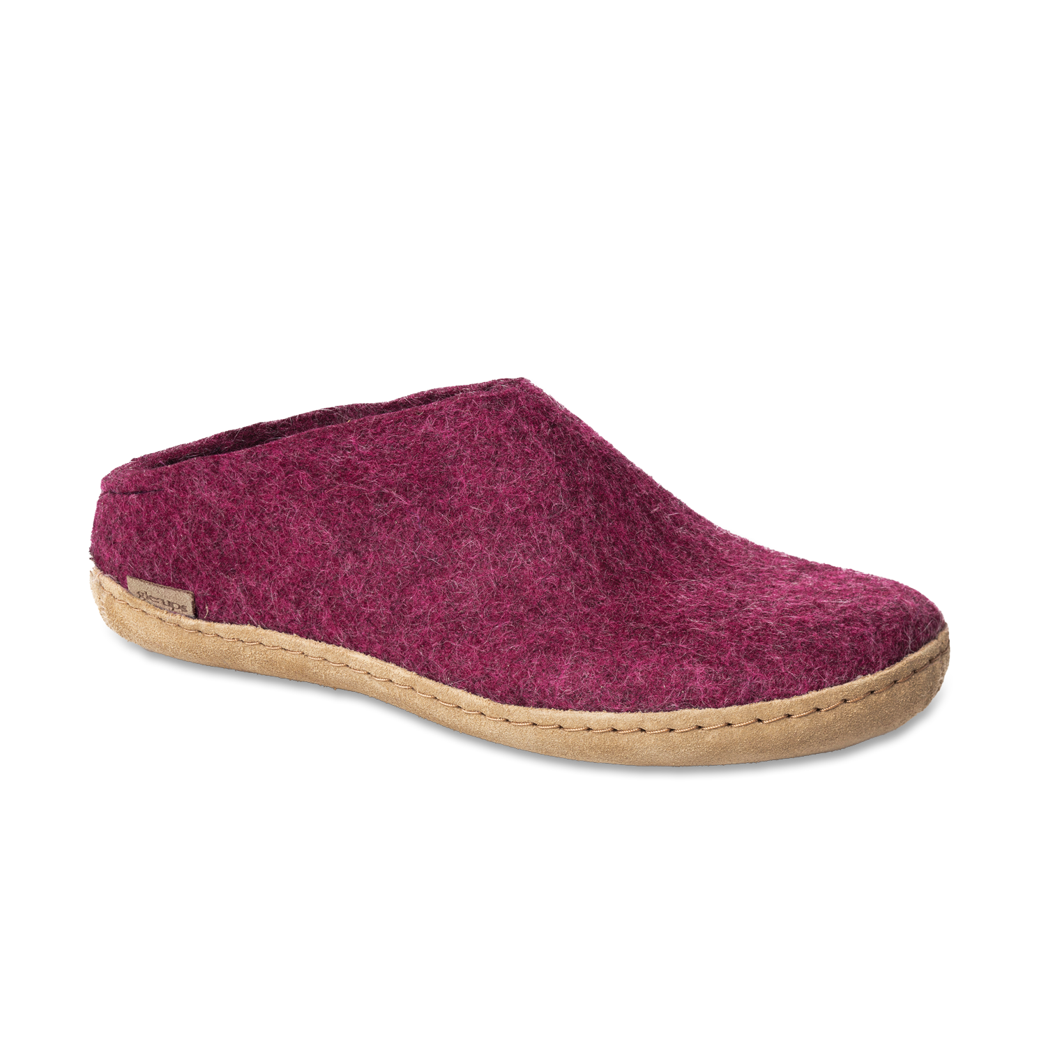 Glerups Slip-on Cranberry - Leather Sole