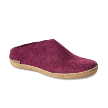 Glerups Slip-on Cranberry - Leather Sole