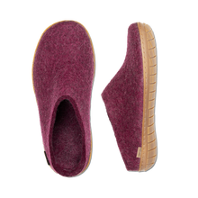 Glerups Slip-on Cranberry - Rubber Sole