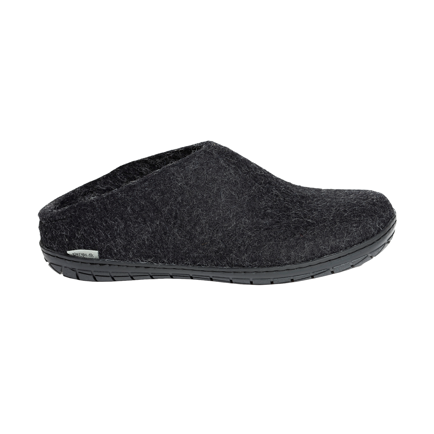 Glerups Slip-on Charcoal - Black Rubber Sole