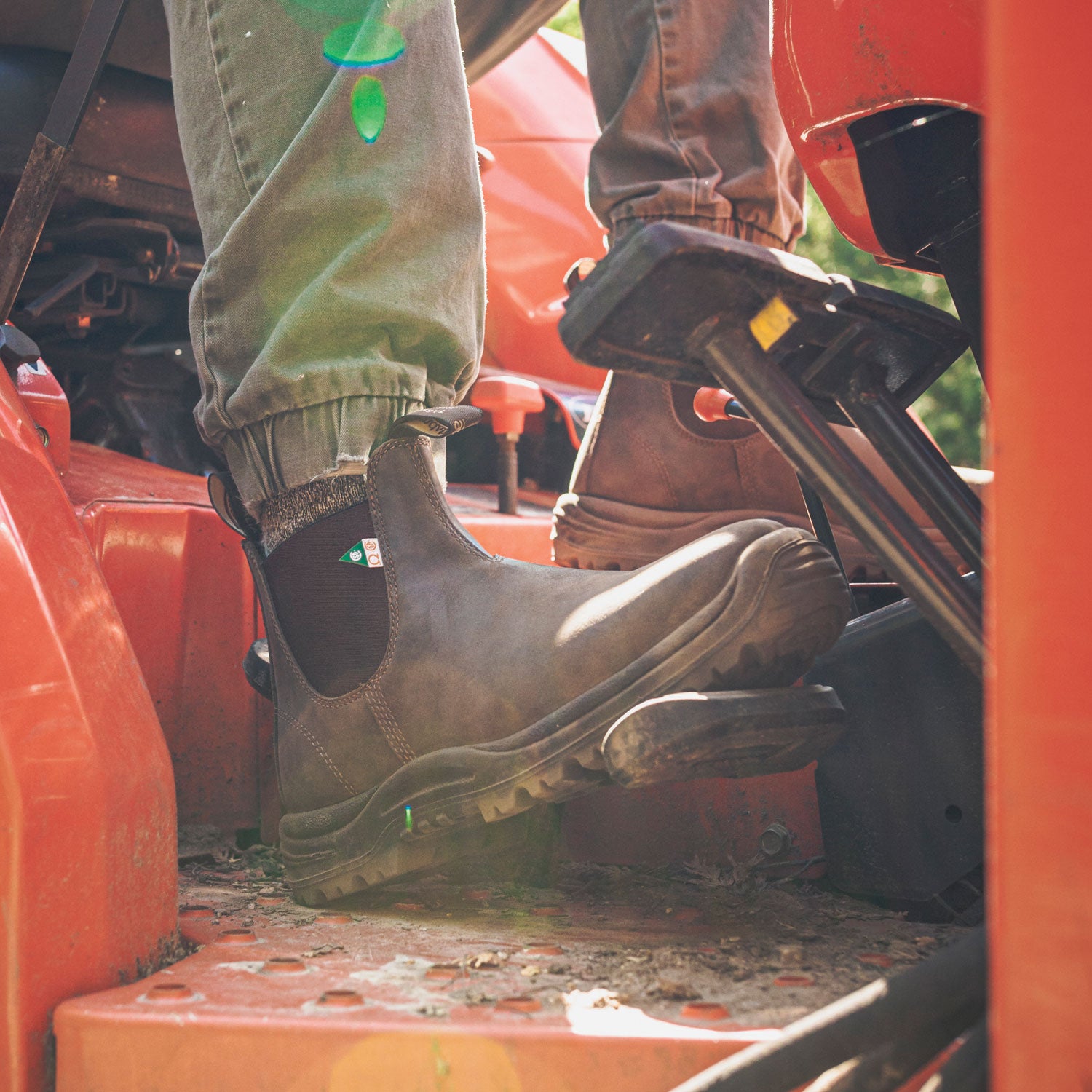 Blundstone 180 Work & Safety Boot Waxy Rustic Brown