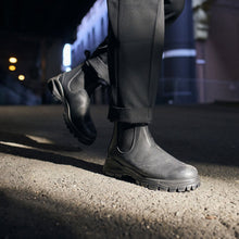 Blundstone 2240 Lug Sole Black walking outside