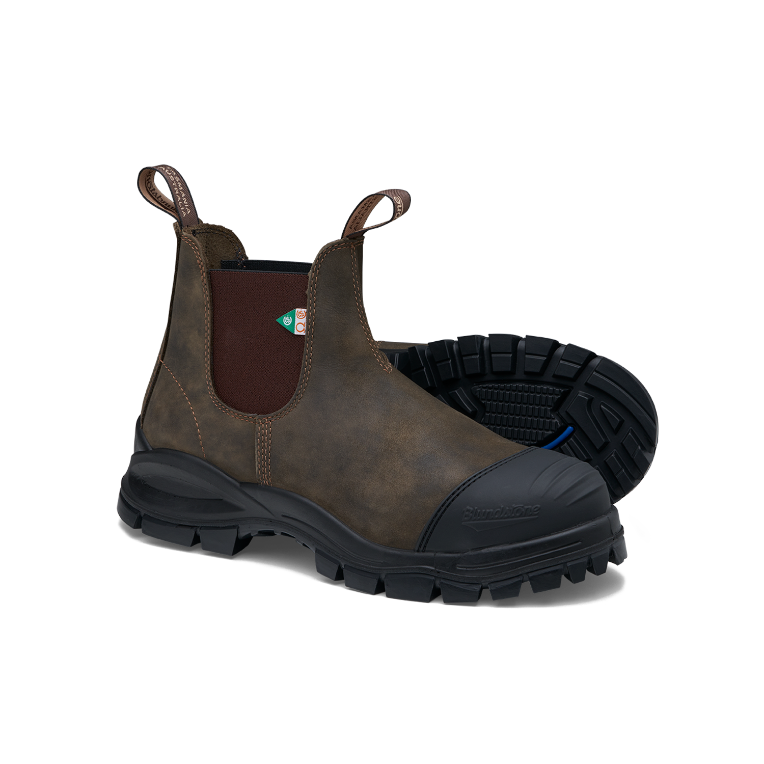Blundstone #962 Work & Safety Boot XFR Waxy Rustic Brown