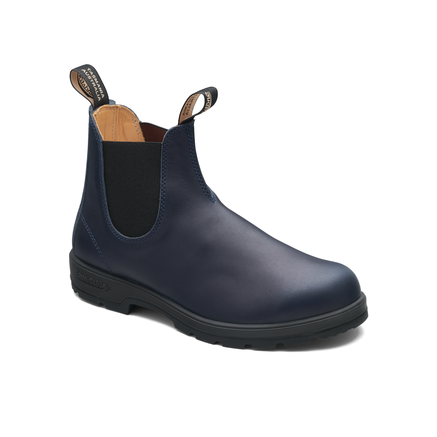 Navy slip top on boots