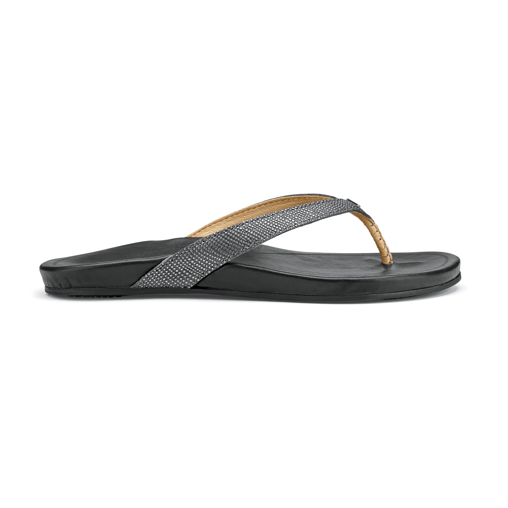 Olukai womens black store sandals