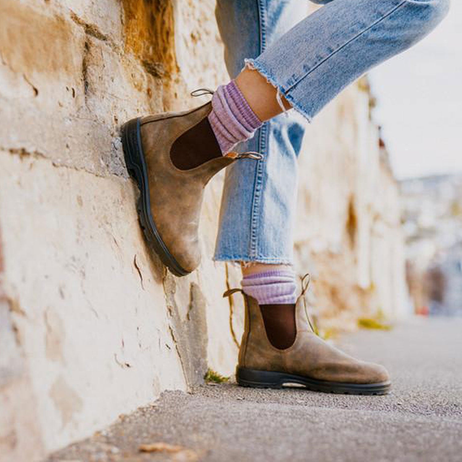 Womens brown deals boot socks