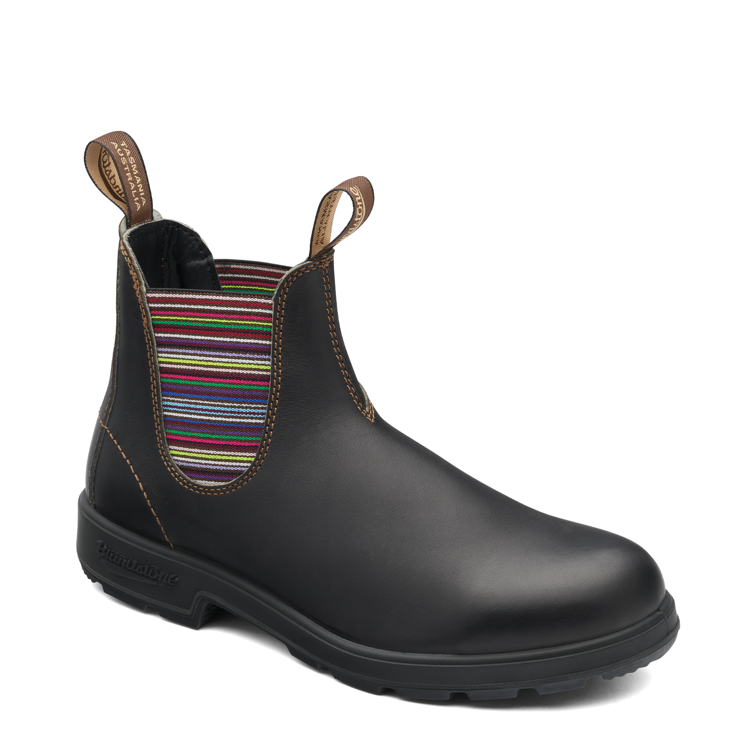 Blundstone 1409 Originals Stout Brown Striped Elastic