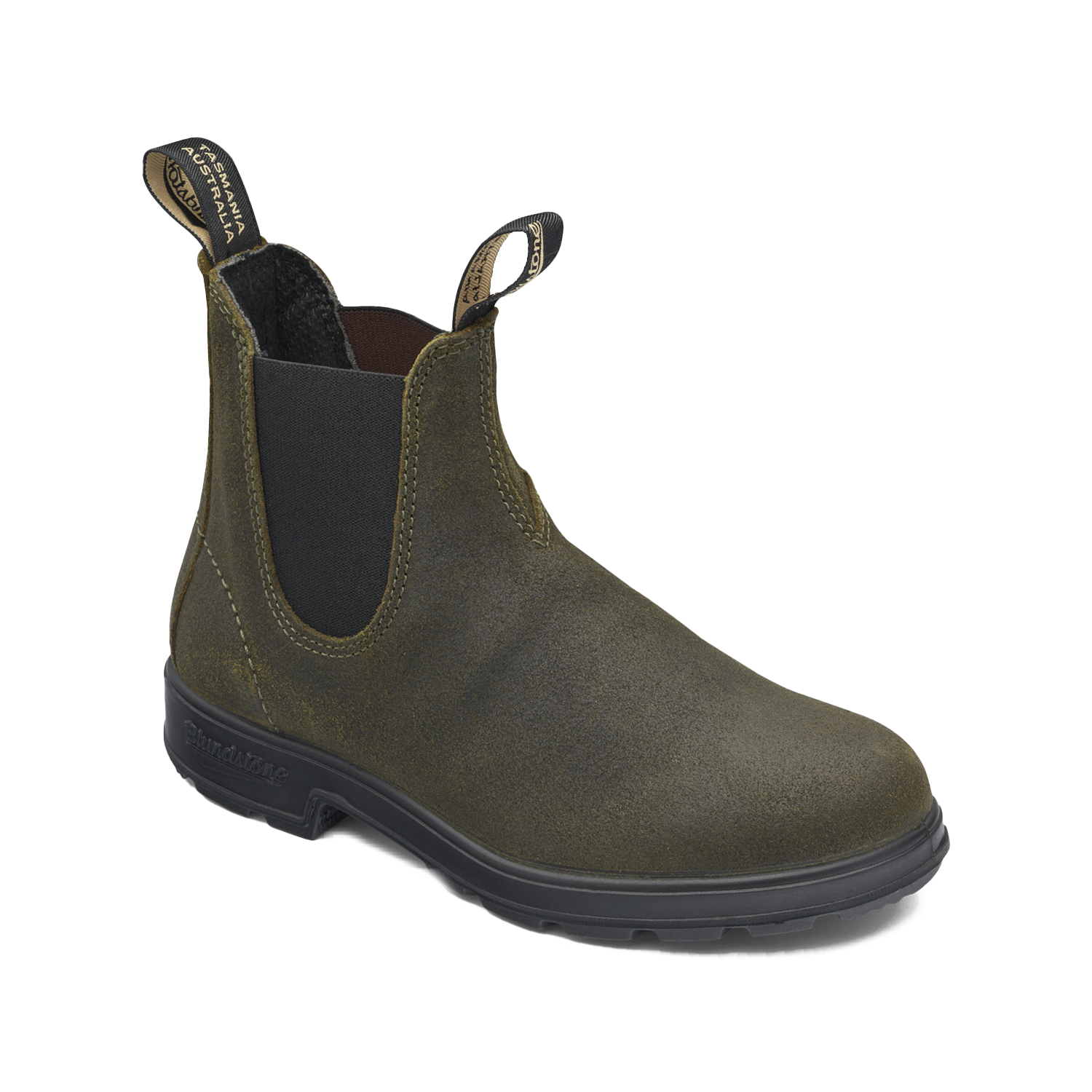 Blundstone 1615 Original Dark Olive Waxed Suede