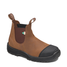 Blundstone 169 Work & Safety Boot Rubber Toe Cap Saddle Brown