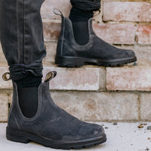 Blundstone 1910 Original Steel Grey Waxed Suede