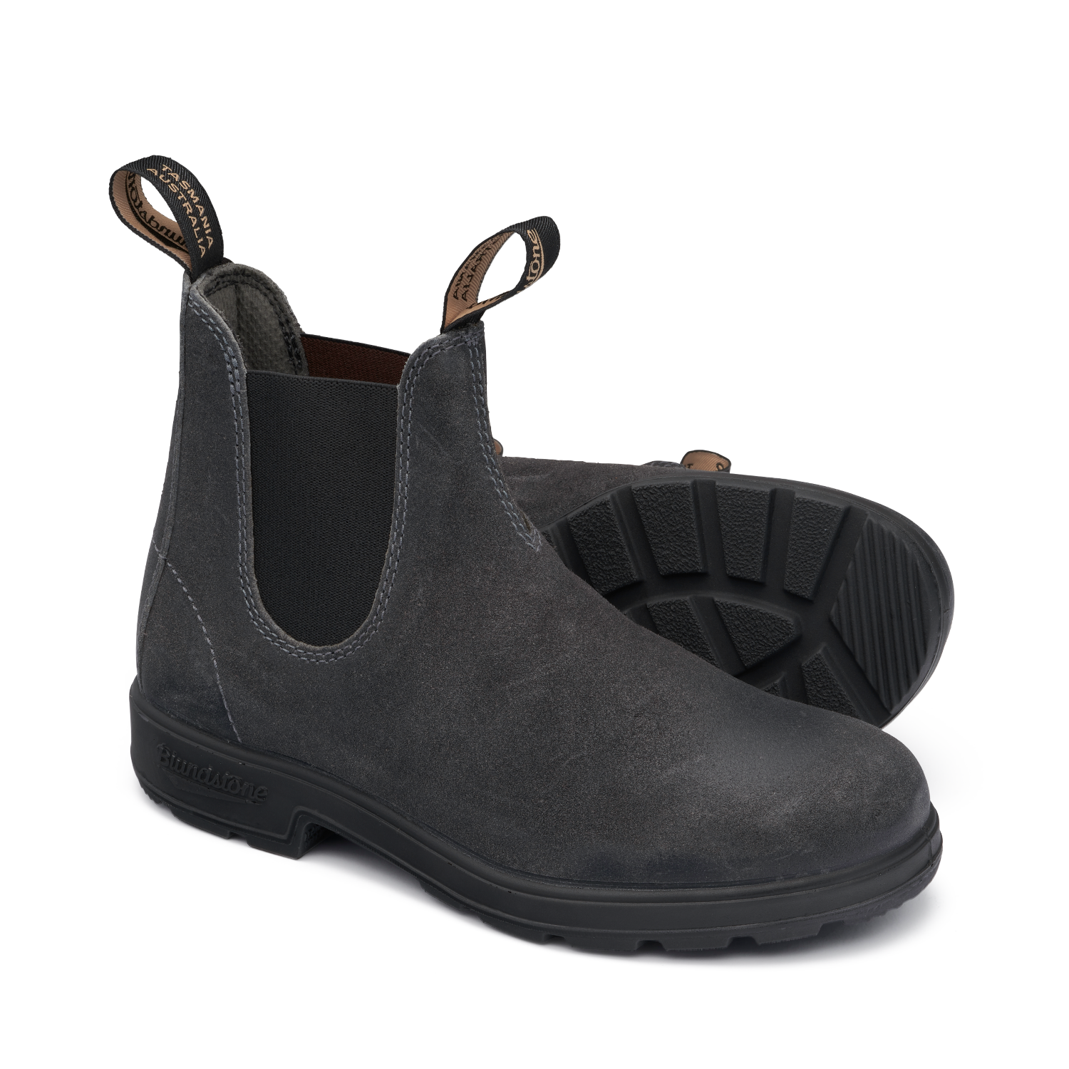 Blundstone 1910 Original Steel Grey Waxed Suede