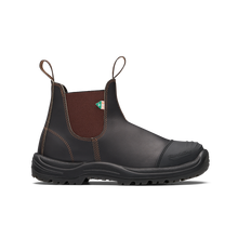 Blundstone 167 Work & Safety Boot Rubber Toe Cap Stout Brown