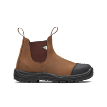 Blundstone 169 Work & Safety Boot Rubber Toe Cap Saddle Brown