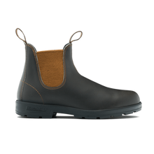 Blundstone 2501 Originale Noir avec élastique arc-en-ciel et piqûres contrastantes