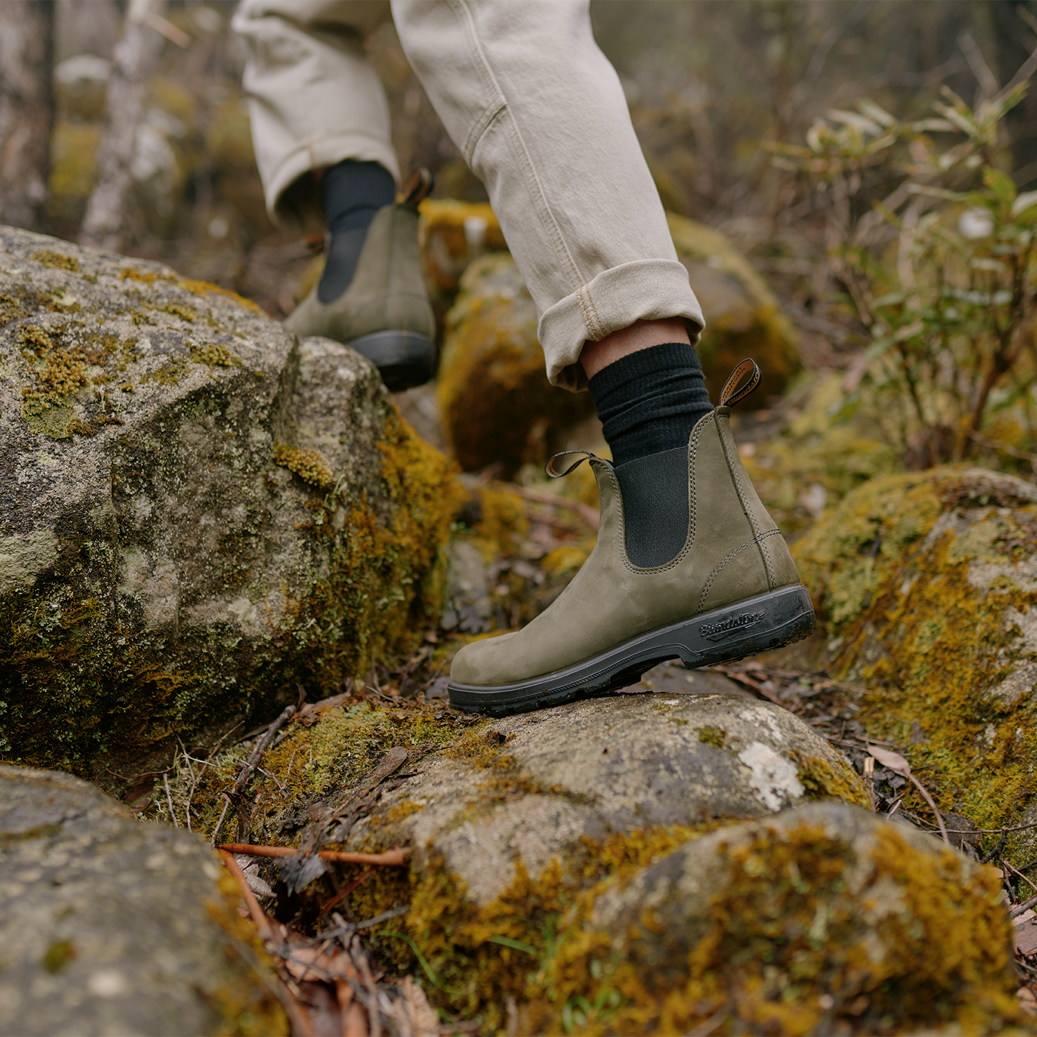 Blundstone Classique 2442 - Nubuck Vert forêt