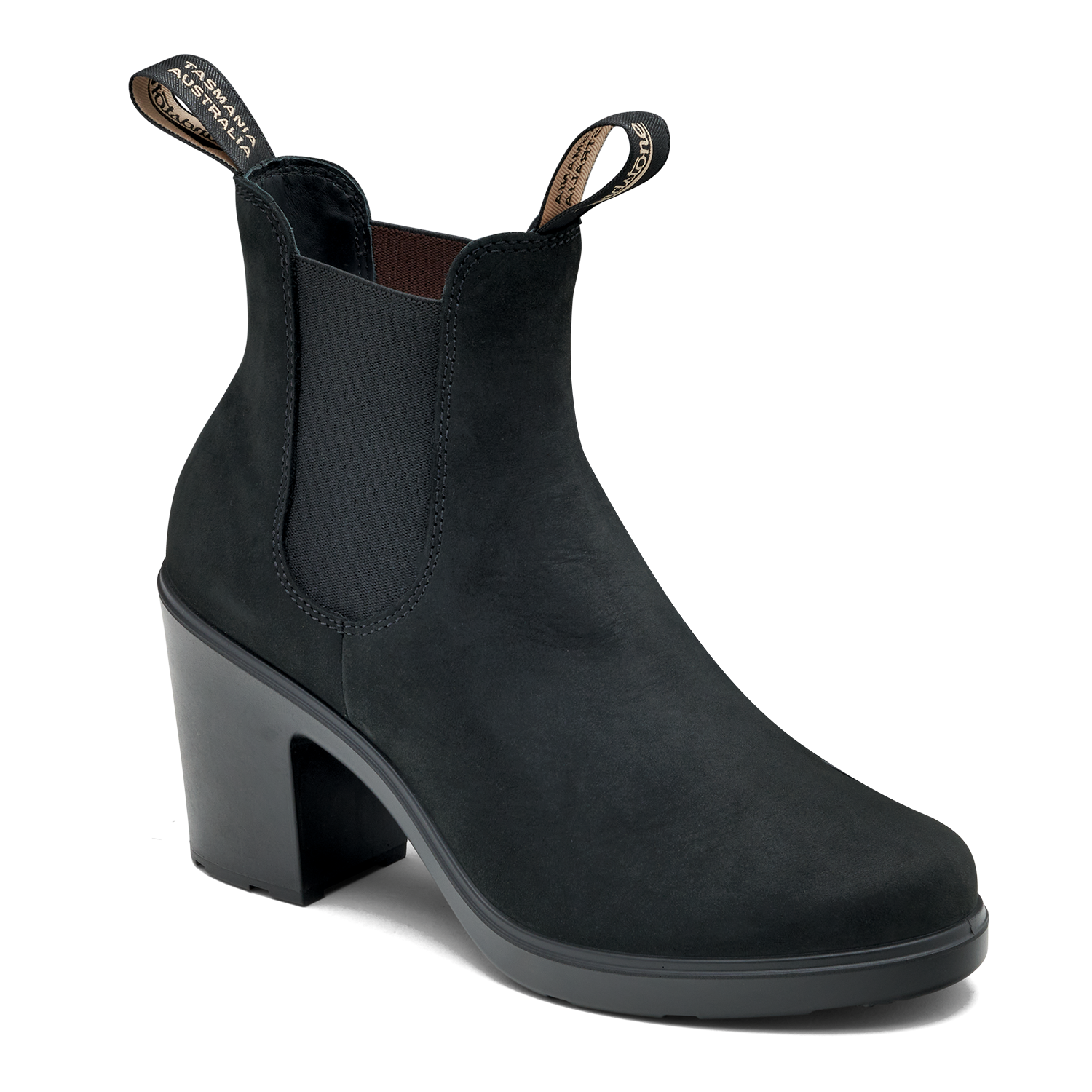 Blundstone 2460 Women's Series High Heel Black Nubuck