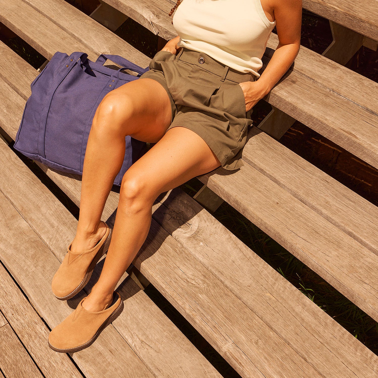 Blundstone Sabot Aerocork 2686 - Suède Marron Sahara