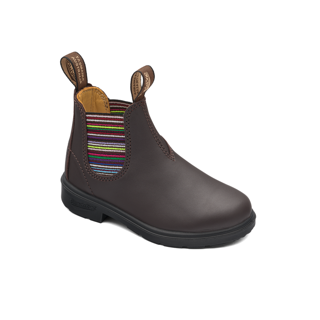 Blundstone 1413 Kids Brown Striped Elastic