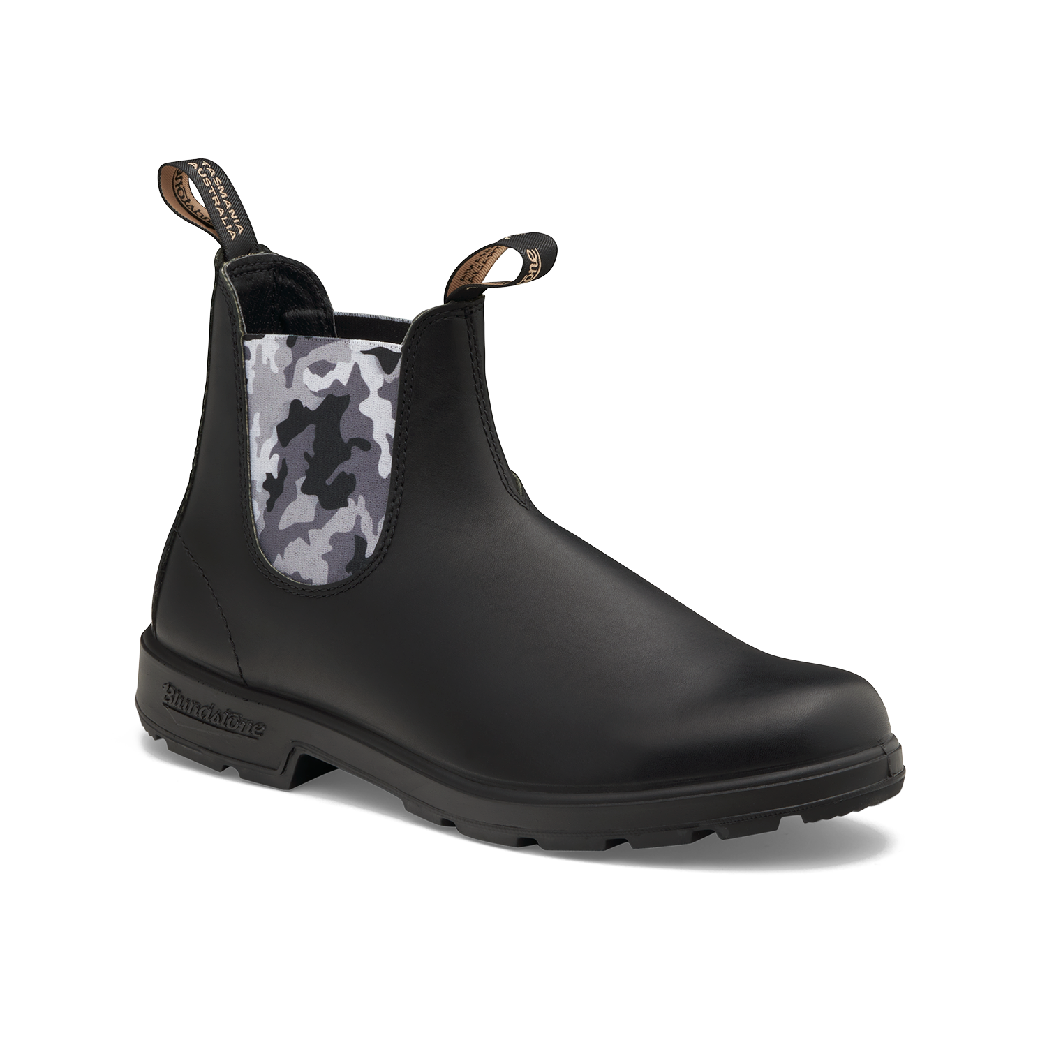 Blundstone 2302 Original Black with Grey Camo Elastic