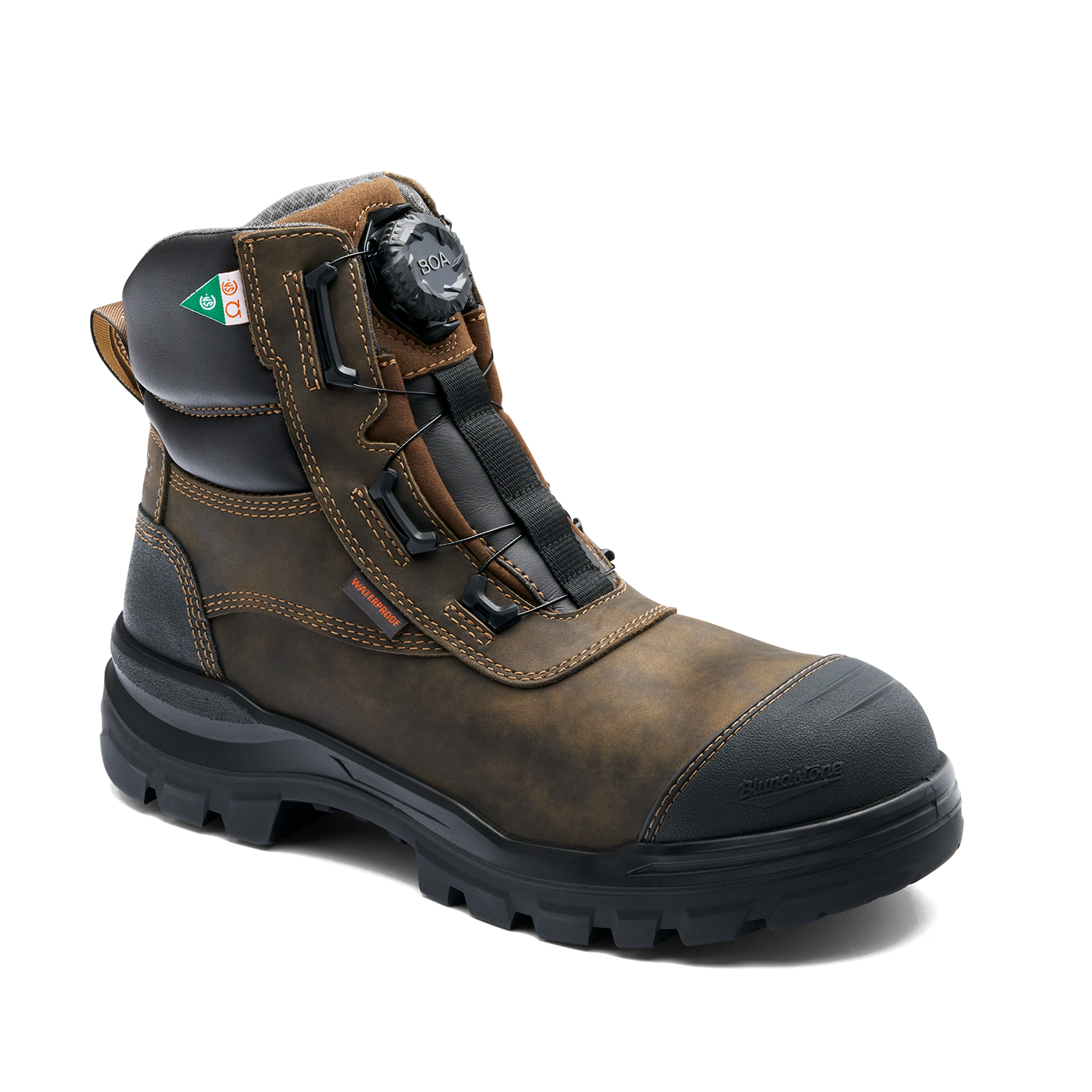 Blundstone #8322 Travail et Sécurité BOA® RotoFlex Brun rustique