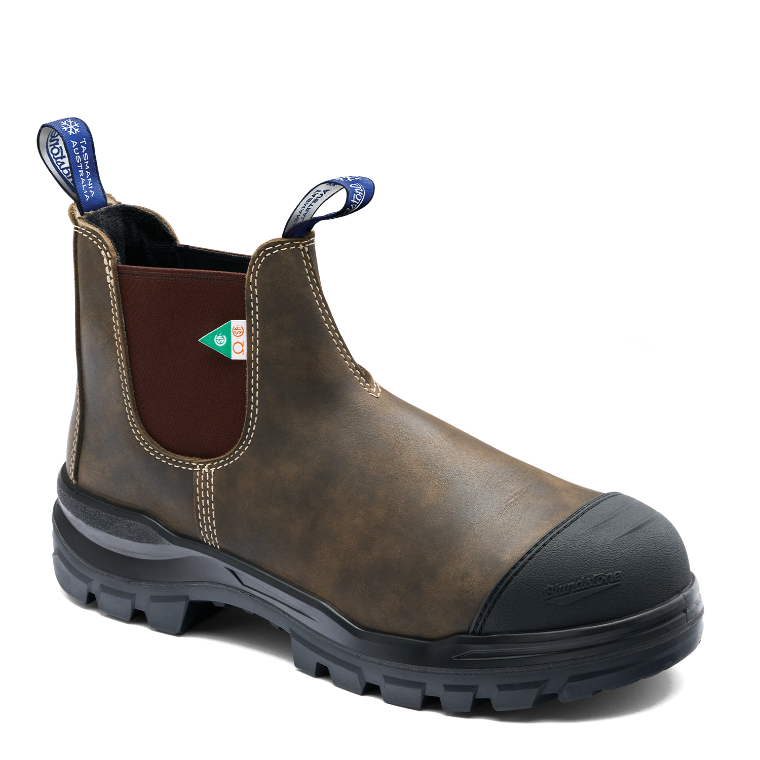 Blundstone #9302 Work & Safety Boot Thermal RotoFlex Waxy Rustic Brown
