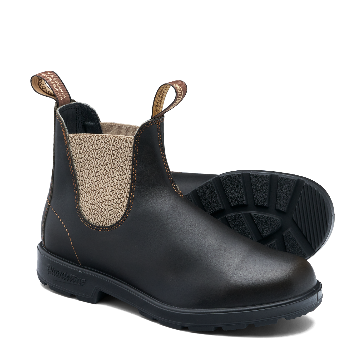 Blundstone 2603 Originals Brown with Sand Elastic