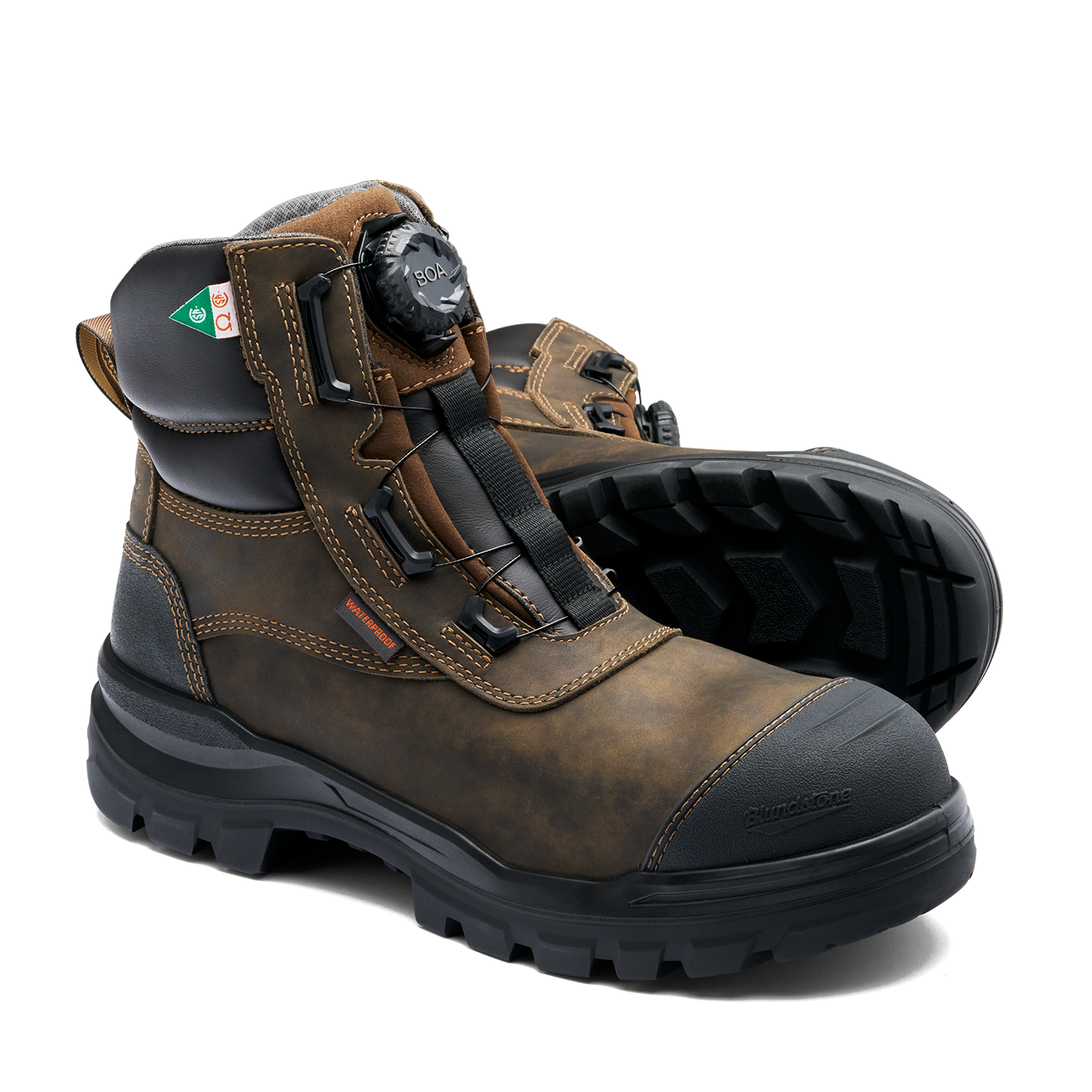 Blundstone #8322 Travail et Sécurité BOA® RotoFlex Brun rustique