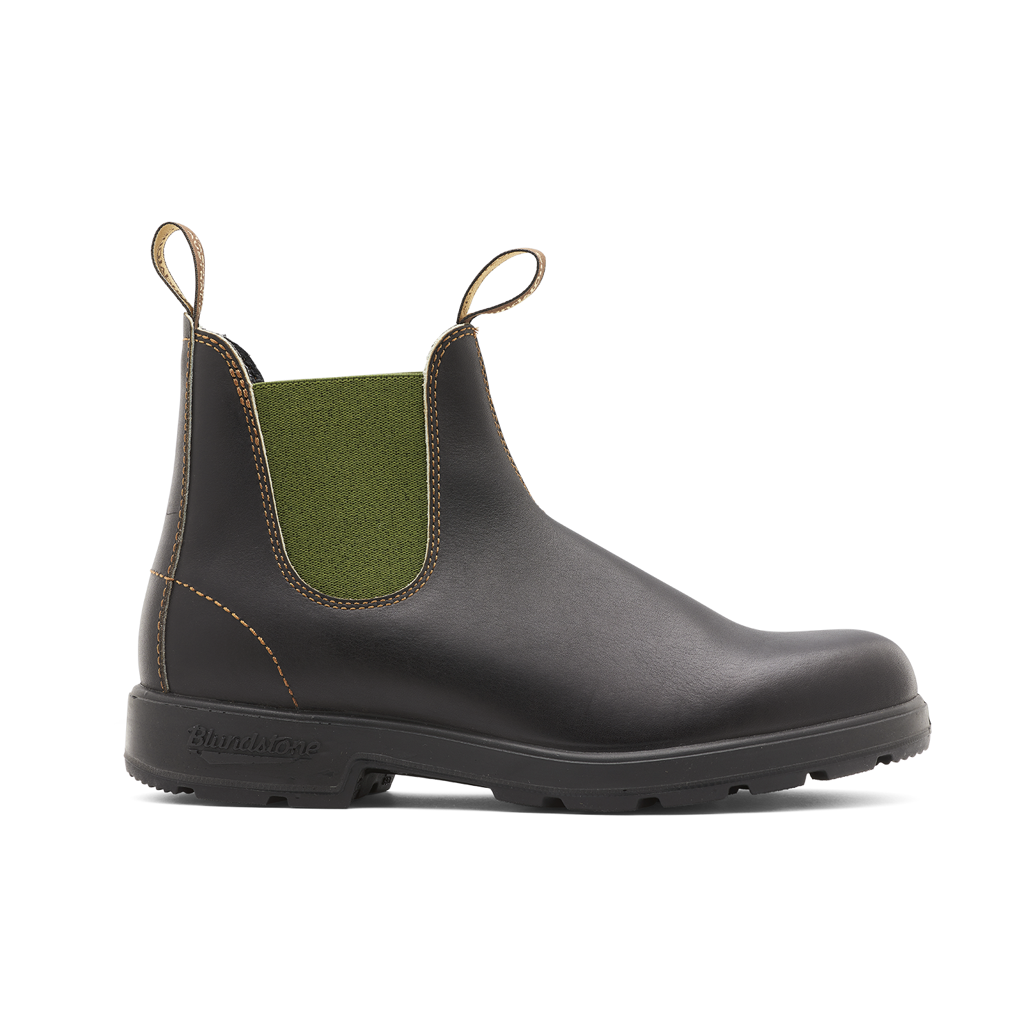 Blundstone 519 Original Brown with Olive Elastic