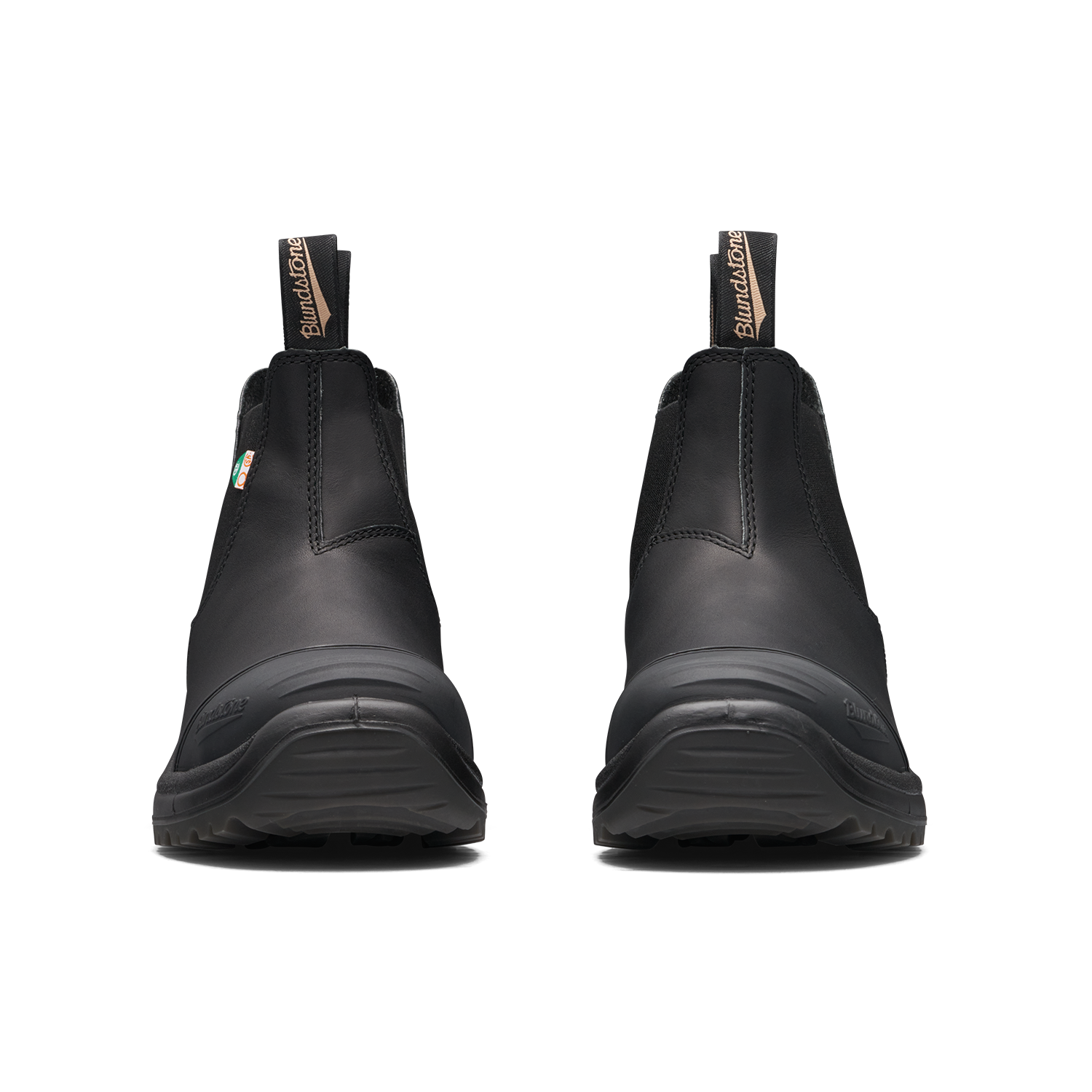 Blundstone 168 Work & Safety Boot Rubber Toe Cap Black