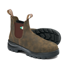 Blundstone #8302 Work & Safety Boot RotoFlex Black Rustic Brown