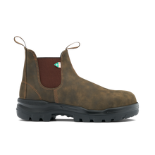 Blundstone #8302 Work & Safety Boot RotoFlex Black Rustic Brown