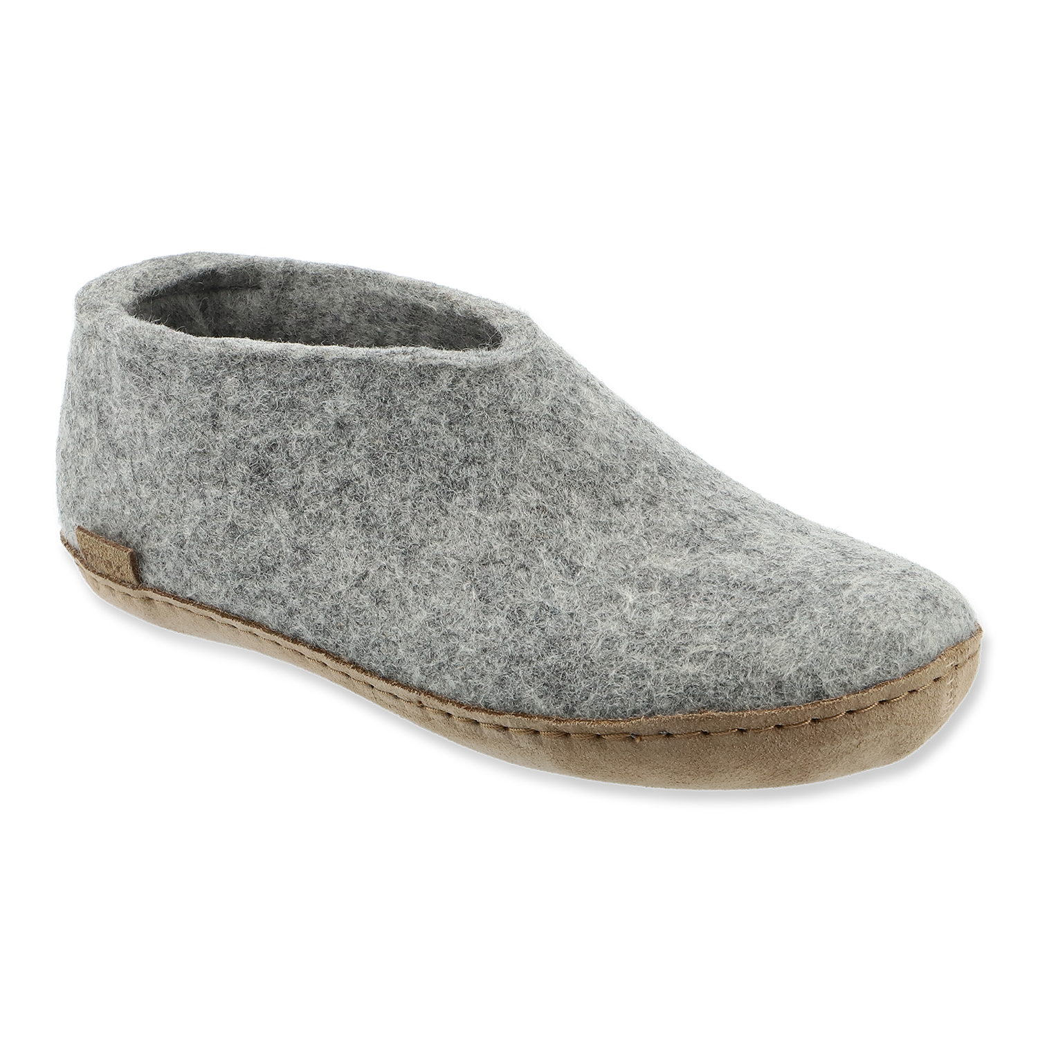 Glerups Shoe Grey - Leather Sole