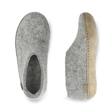 Glerups Shoe Grey - Leather Sole