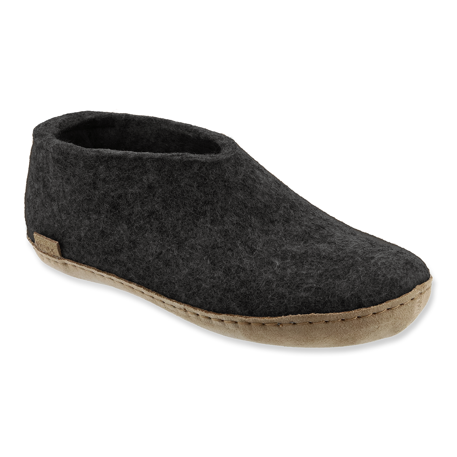 Glerups Shoe Charcoal - Leather Sole