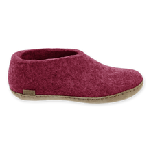 Glerups Shoe Cranberry - Leather Sole