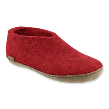 Glerups Shoe Red - Leather Sole