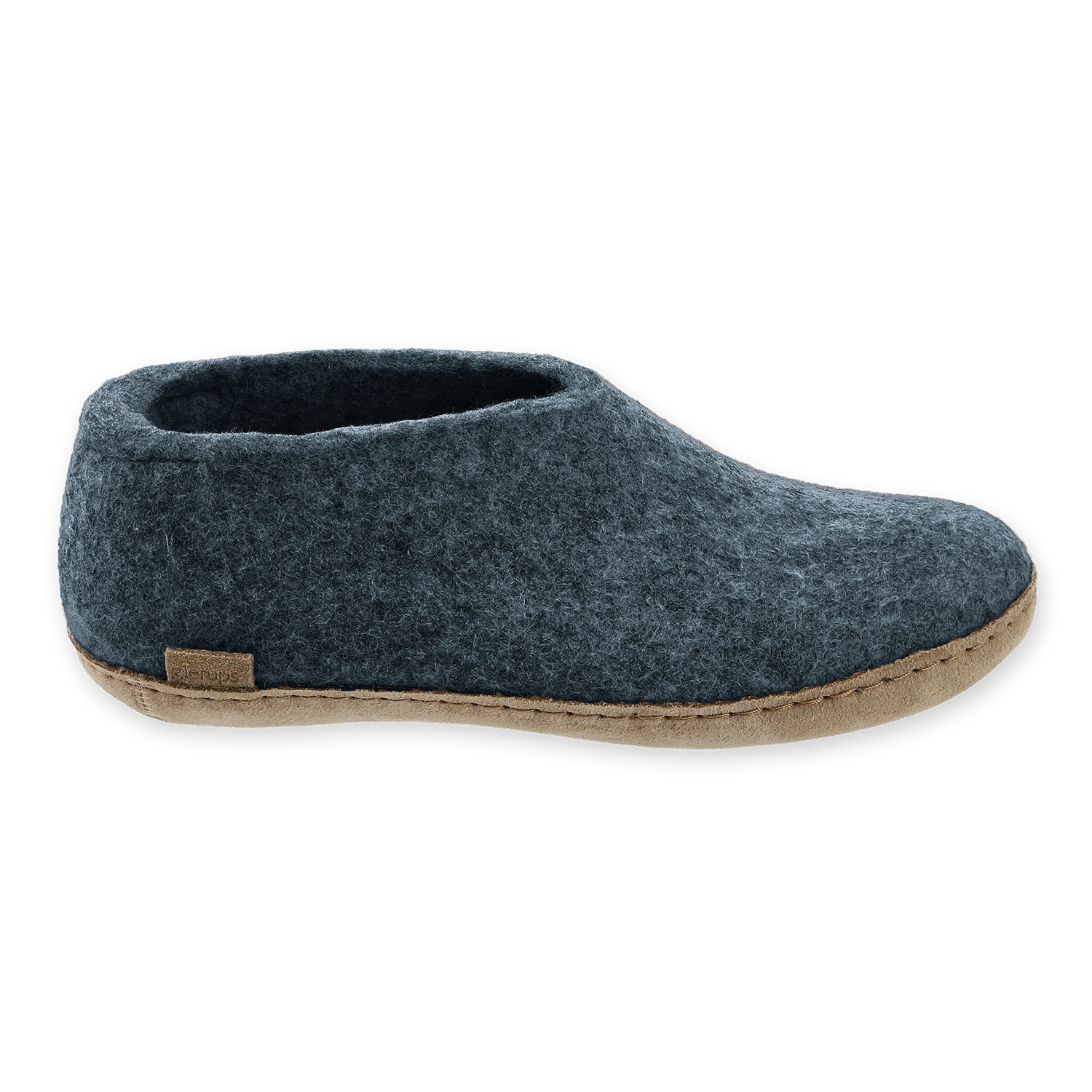 Glerups Shoe Denim - Leather Sole