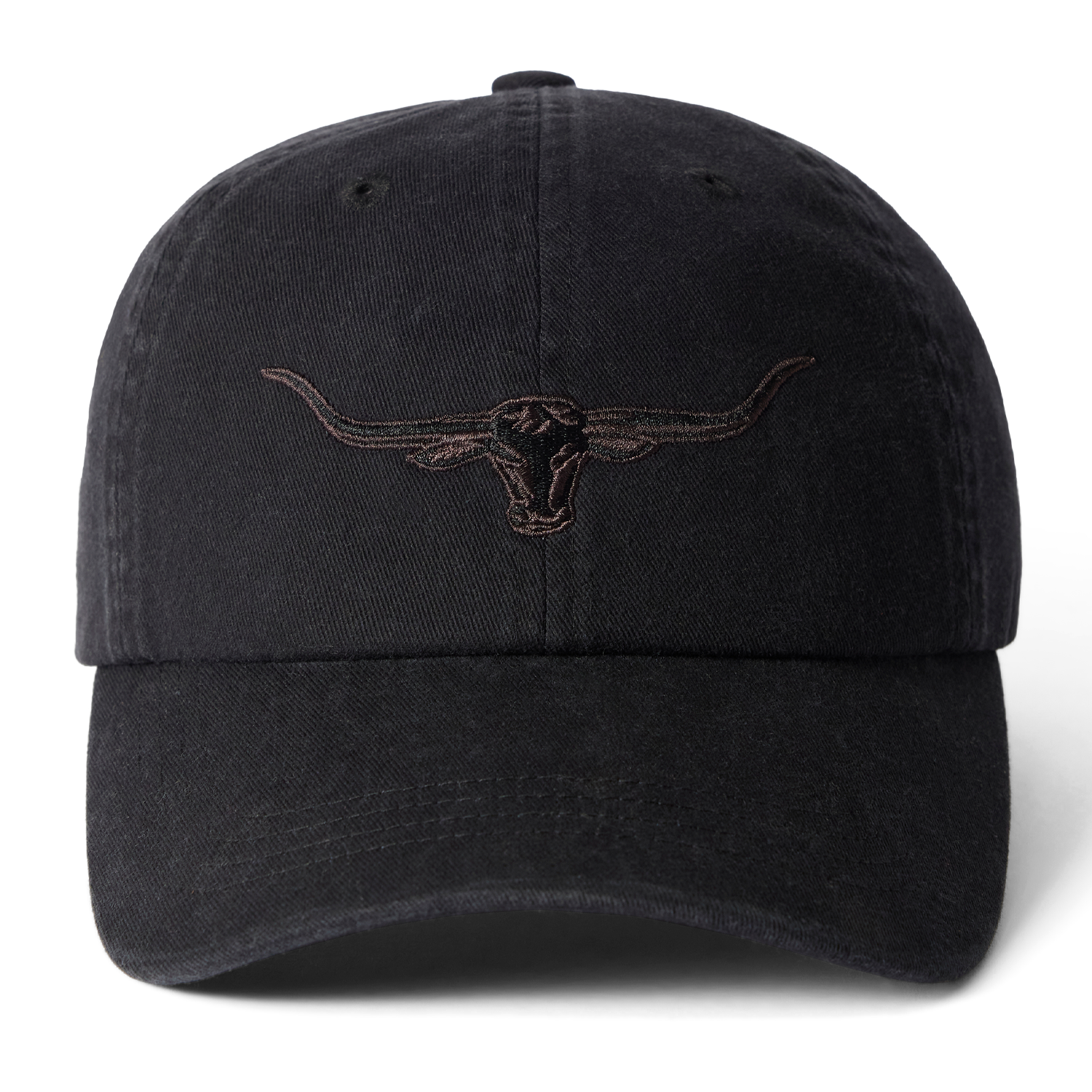 R.M. Williams Longhorn Twill Cap Black Wash