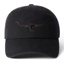 R.M. Williams Longhorn Twill Cap Black Wash