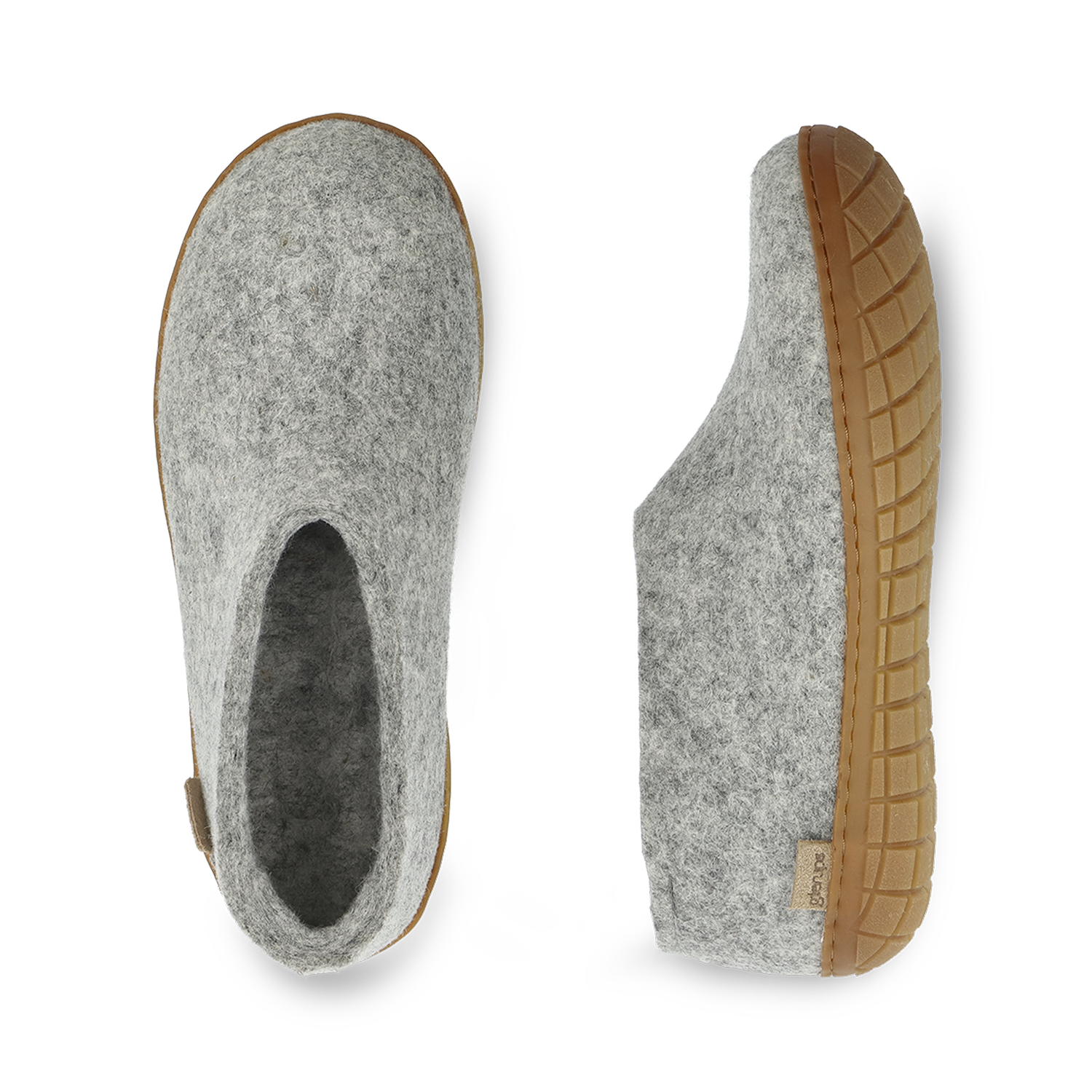 Chaussure Glerups semelle caoutchouc - Gris