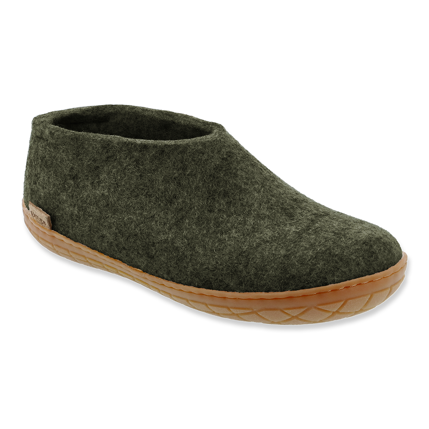 Glerups Shoe Forest Green - Rubber Sole