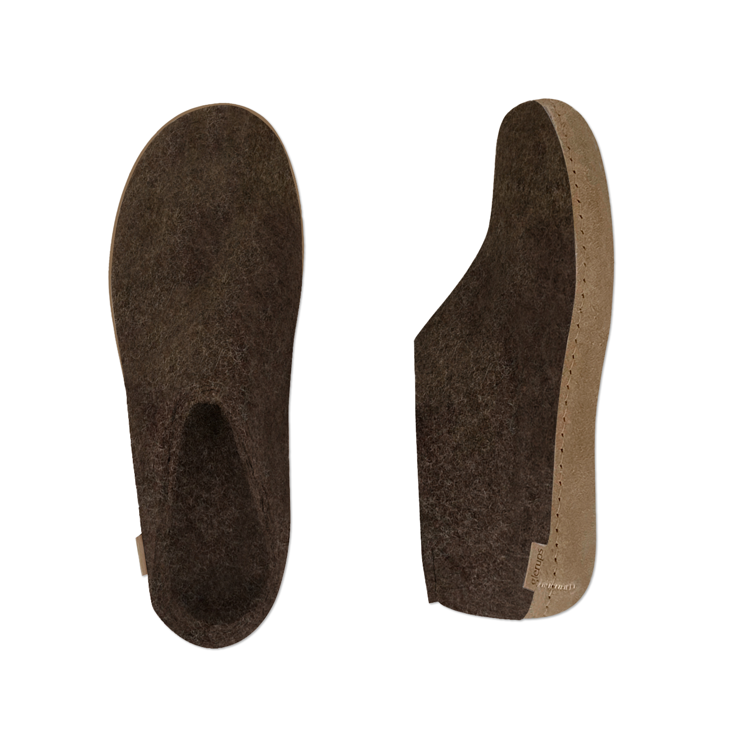 Glerups Shoe Brown - Leather Sole