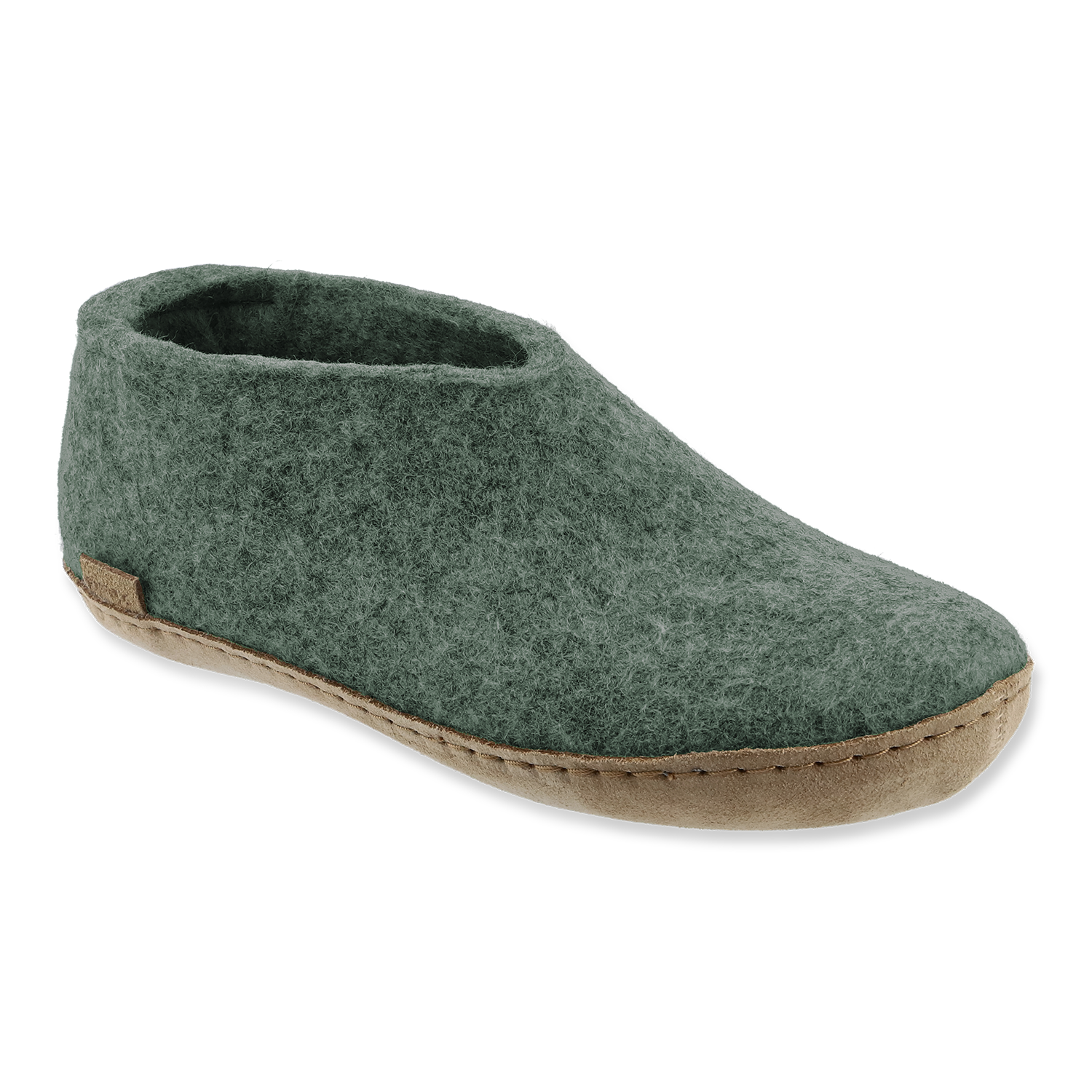 Glerups Shoe Moss - Leather Sole
